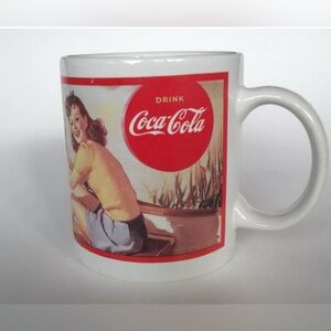 1992 -  1942 Coke Coca Cola Wherever Thirst Goes Indoor Poster Coffee Mug Cup